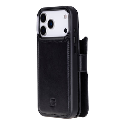 Magic iPhone 17 Pro Detachable Leather Wallet Case