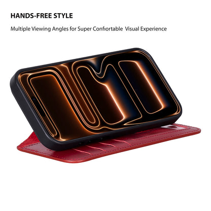 Magic iPhone 17 Pro Max Detachable Leather Wallet Case