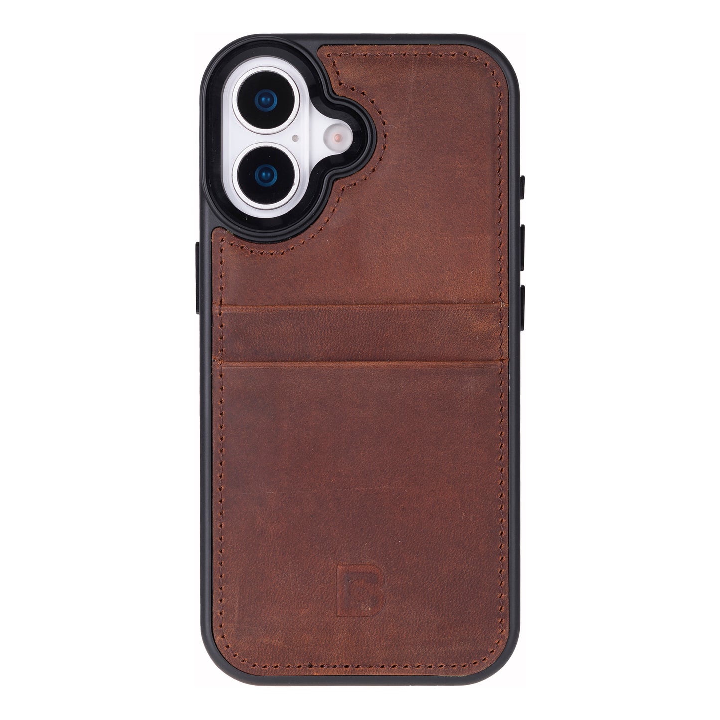 Flex Cover Leather iPhone 17 Case with Card Holder