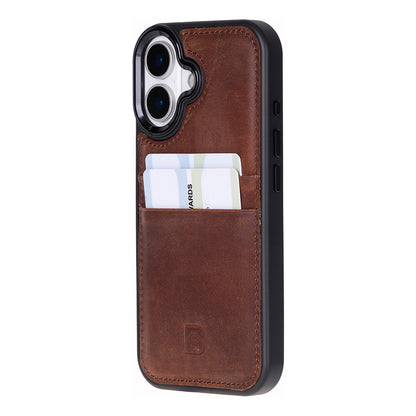 Flex Cover Leather iPhone 17 Case with Card Holder