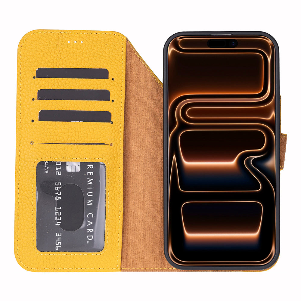 Magic iPhone 17 Pro Leather Detachable Wallet Case