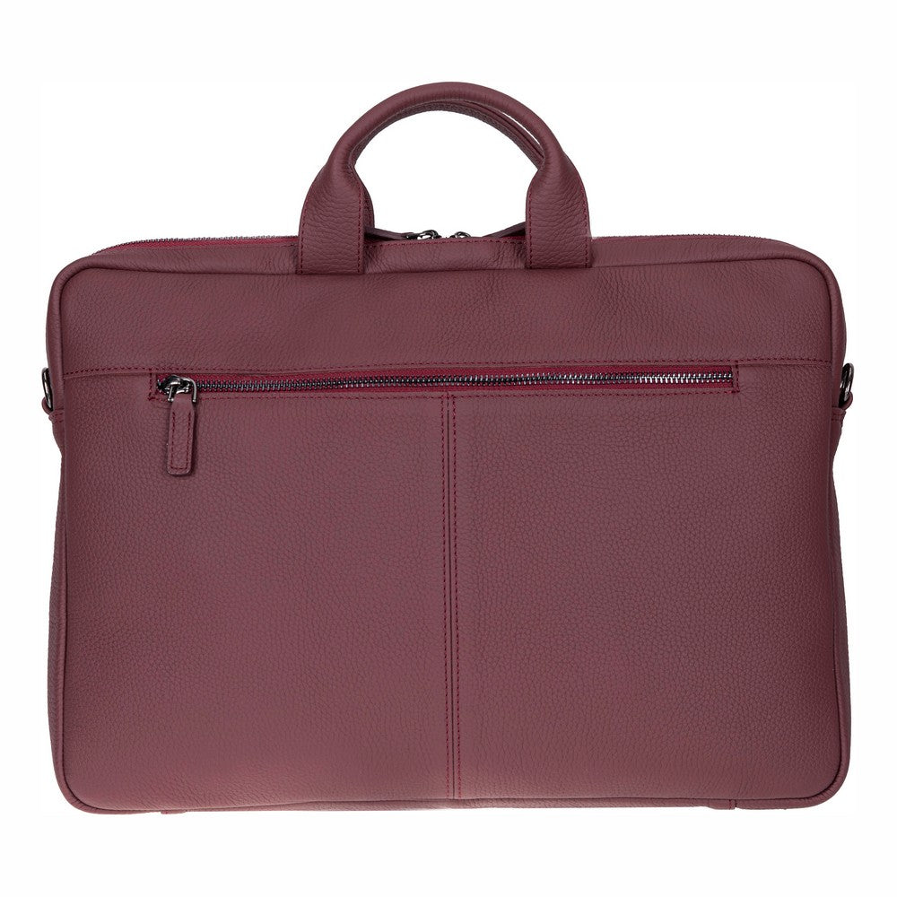 Truro Leather Business Briefcase / Laptop Case 14" with Suitcase