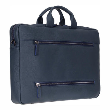 Truro Leather Business Briefcase / Laptop Case 16" with Suitcase