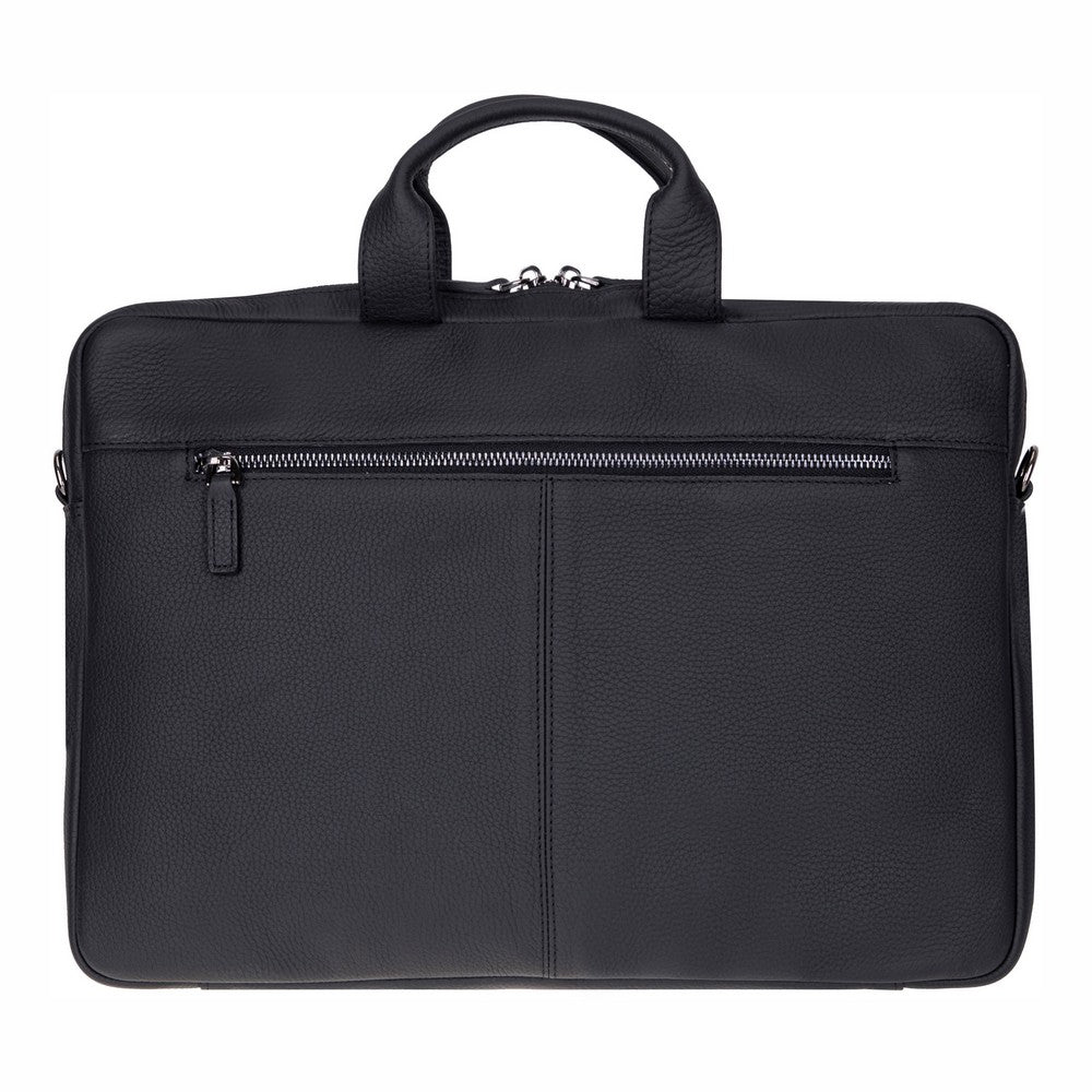 Truro Leather Business Briefcase / Laptop Case 14" with Suitcase