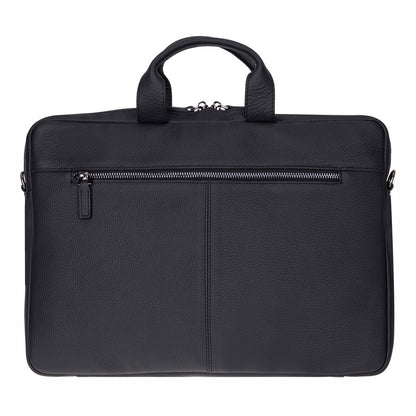 Truro Leather Business Briefcase / Laptop Case 14" with Suitcase