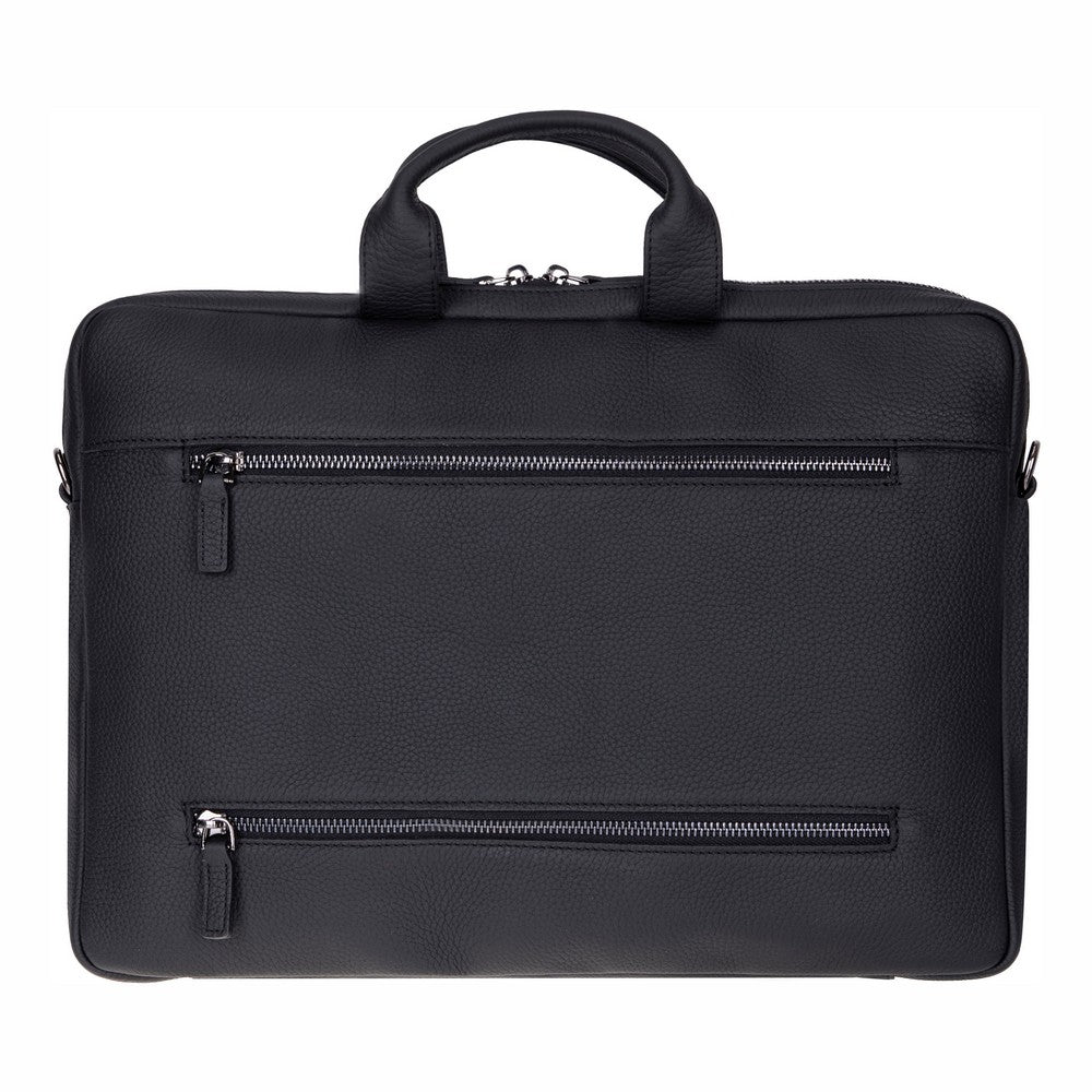 Truro Leather Business Briefcase / Laptop Case 14" with Suitcase