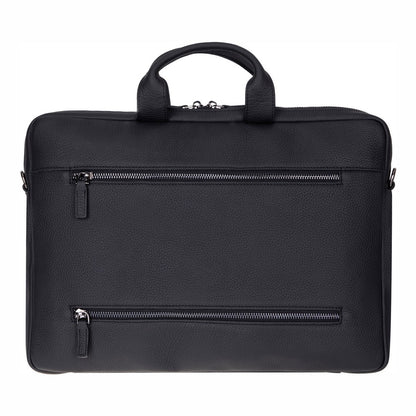 Truro Leather Business Briefcase / Laptop Case 14" with Suitcase