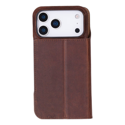 Sonat Leather iPhone 17 Pro Max Folio Case