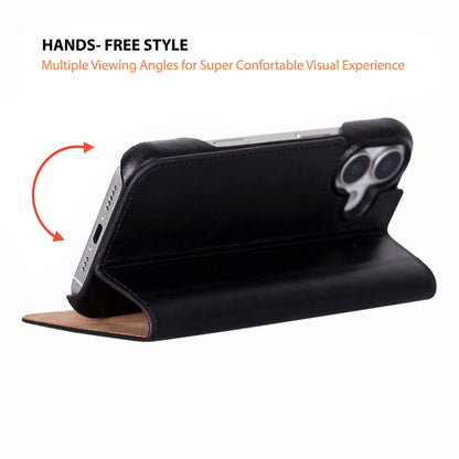 Sonat Leather iPhone 17 Folio Case