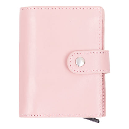 Palertag Zip Mechanical Leather Card Holder with AirTag Slot