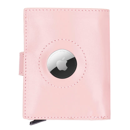Palertag Zip Mechanical Leather Card Holder with AirTag Slot