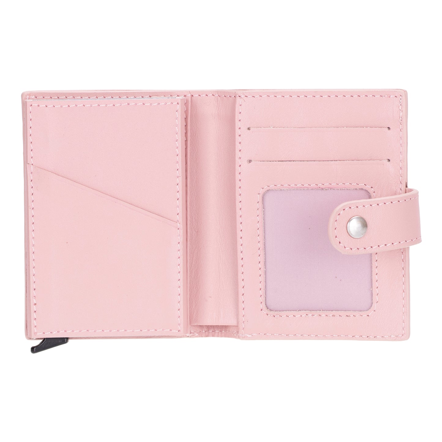 Palertag Zip Mechanical Leather Card Holder with AirTag Slot
