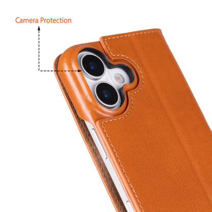 Sonat Leather iPhone 17 Folio Case