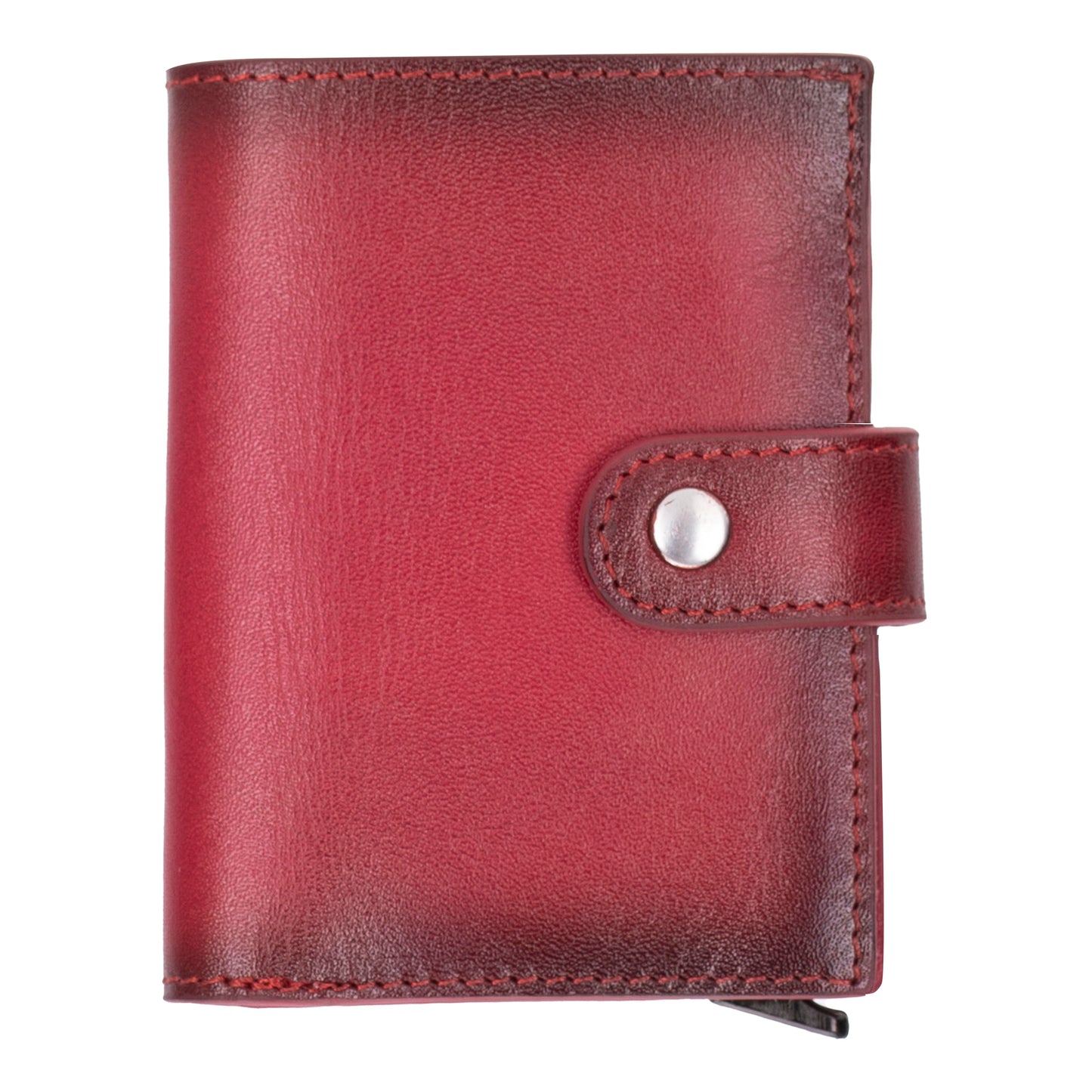 Palertag Zip Mechanical Leather Card Holder with AirTag Slot