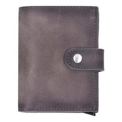Palertag Zip Mechanical Leather Card Holder with AirTag Slot