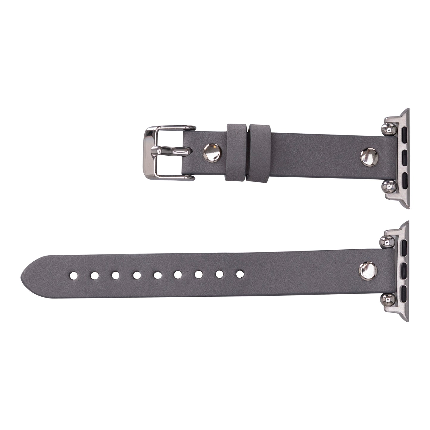 Ferro Apple Watch Leather Band with Silver Trok
