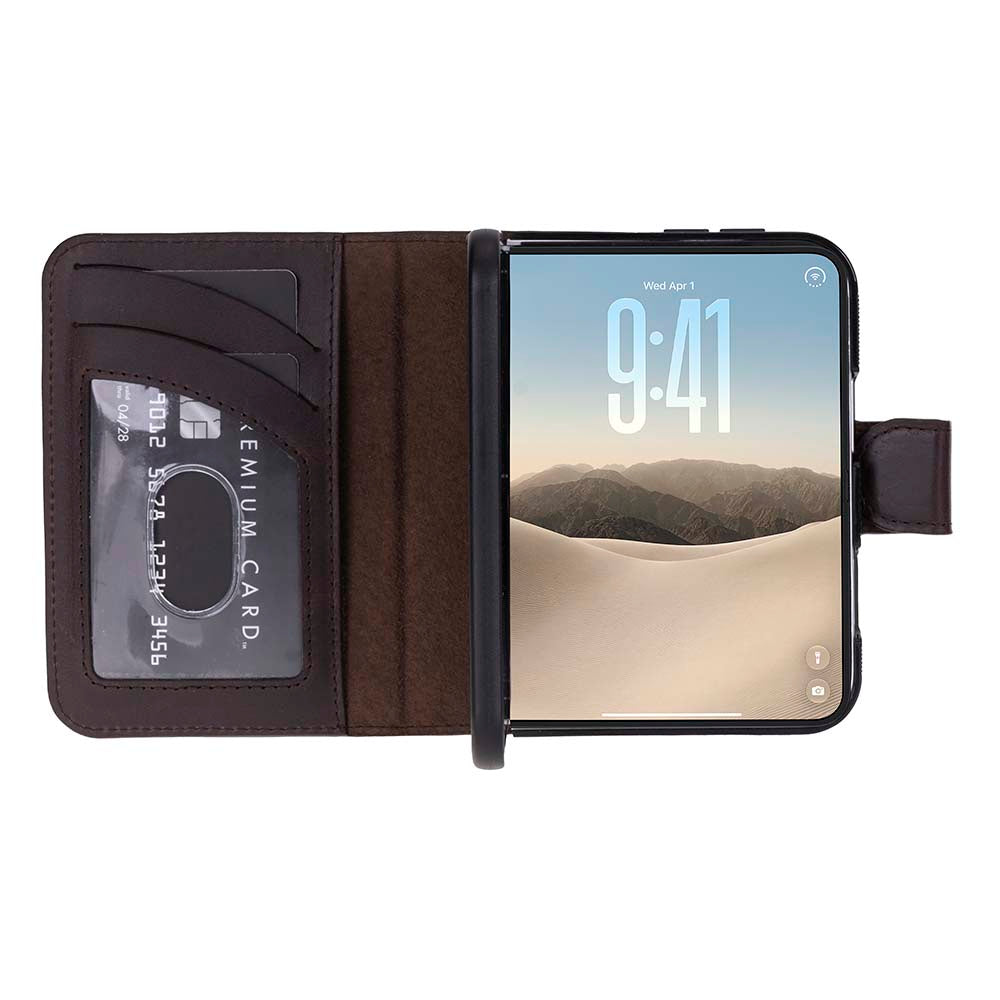 Magic iPhone Duo Leather Detachable Wallet Case