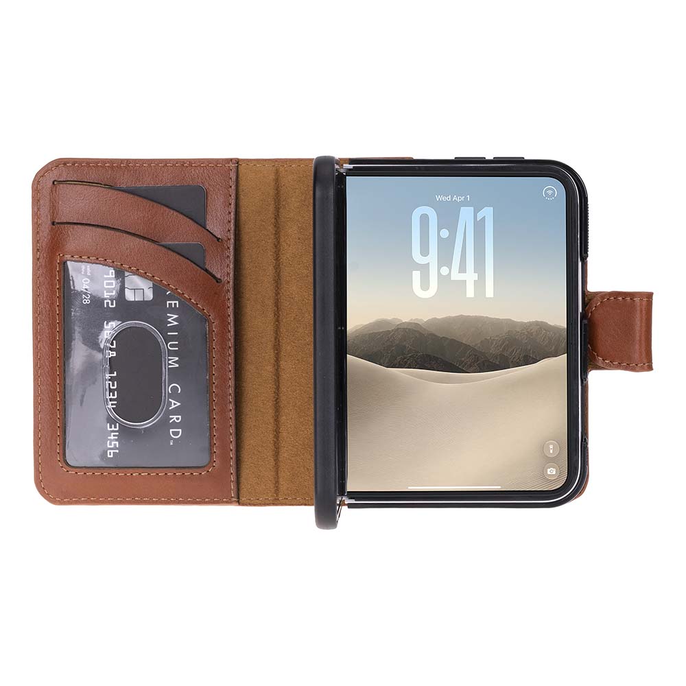 Magic iPhone Duo Leather Detachable Wallet Case