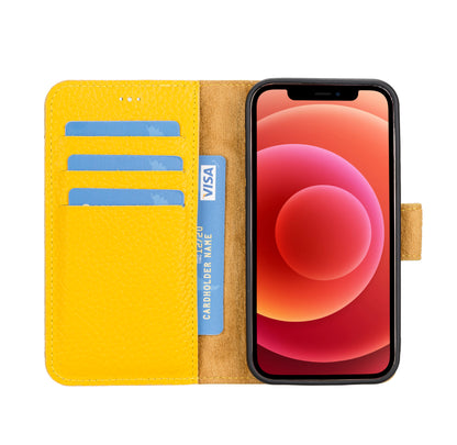 Magic iPhone 12 Mini Detachable Leather Wallet Case