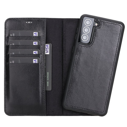 Samsung Galaxy S21 Series Leather Wallet Cases - MW