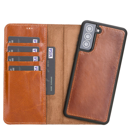 Samsung Galaxy S21 Series Leather Wallet Cases - MW