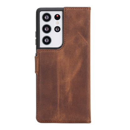 Samsung Galaxy S21 Series Leather Wallet Cases - MW