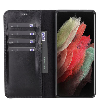 Samsung Galaxy S21 Series Leather Wallet Cases - MW