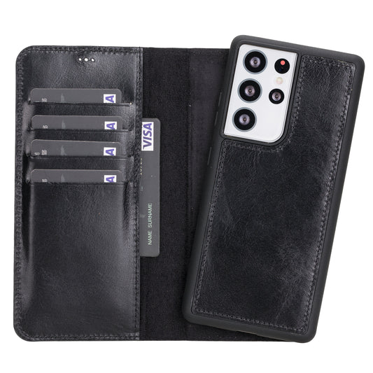 Samsung Galaxy S21 Series Leather Wallet Cases - MW