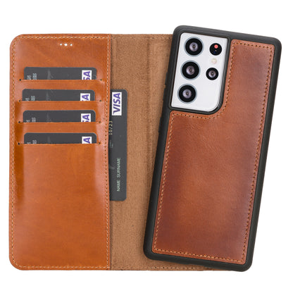 Samsung Galaxy S21 Series Leather Wallet Cases - MW