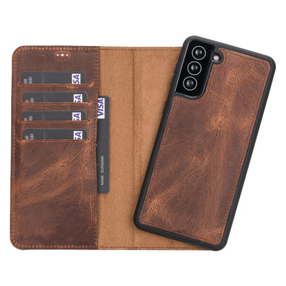 Samsung Galaxy S21 Series Leather Wallet Cases - MW