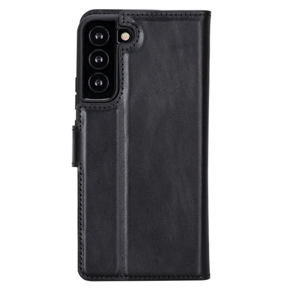 Magic Samsung Galaxy S23 Series Detachable Genuine Leather Wallet Case - MW