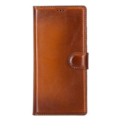 Magic Samsung Galaxy S22 Series Detachable Genuine Leather Wallet Case - MW