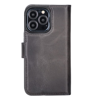 Magic iPhone 13 Pro Detachable Leather Wallet Case