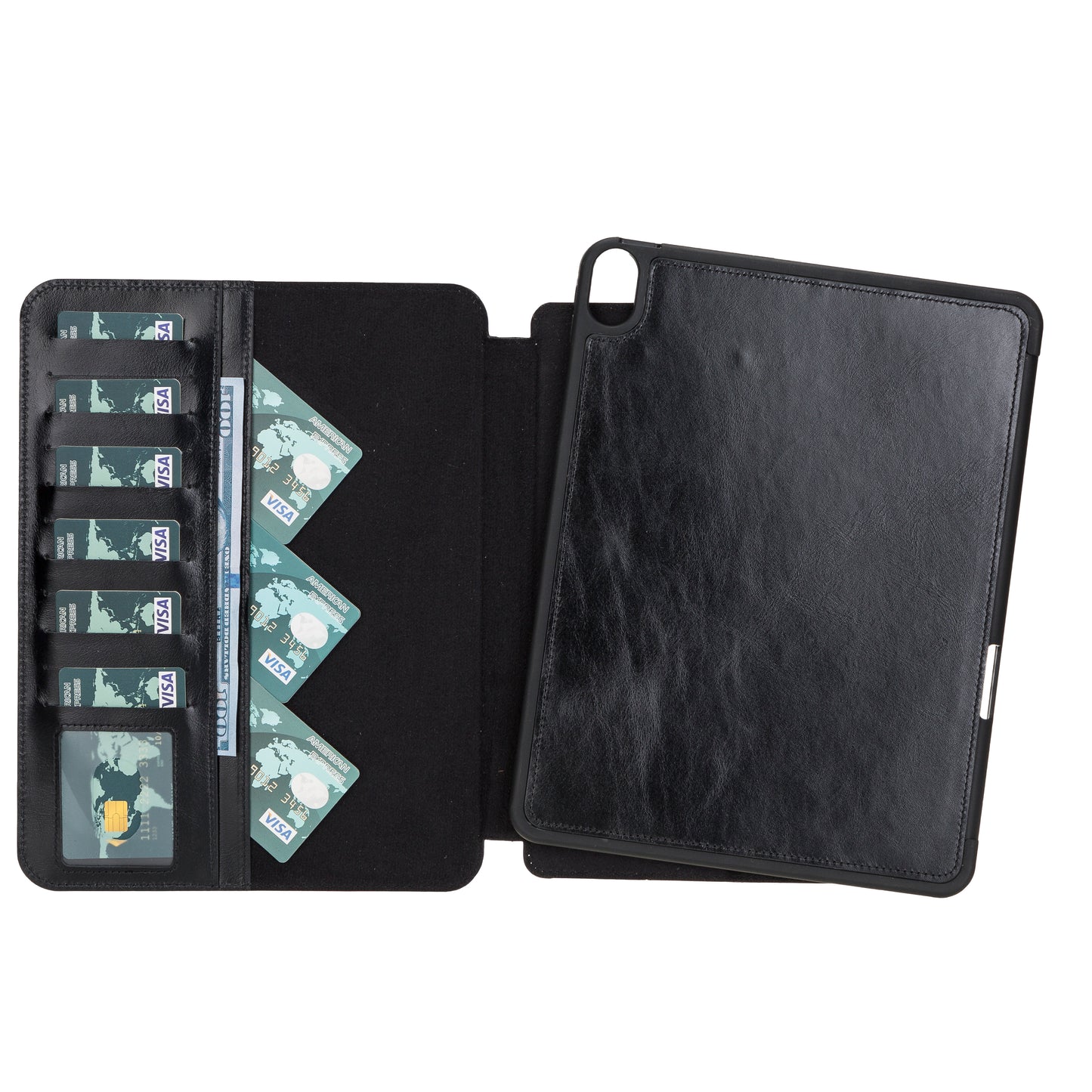 Eto iPad Air 10.9" Genuine Leather Wallet Case