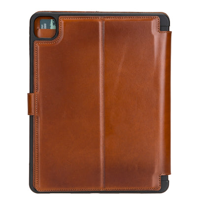 Eto iPad Pro 11" (M4-2024) Genuine Leather Wallet Case