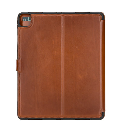 Eto iPad Pro 13" (M4-2024) Genuine Leather Wallet Case