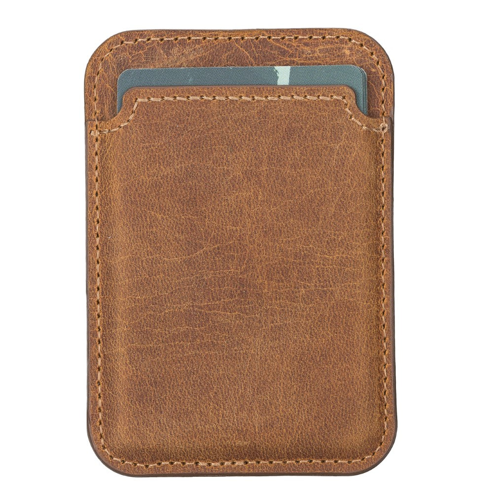 Maggy Genuine Leather Magnetic Card Holder