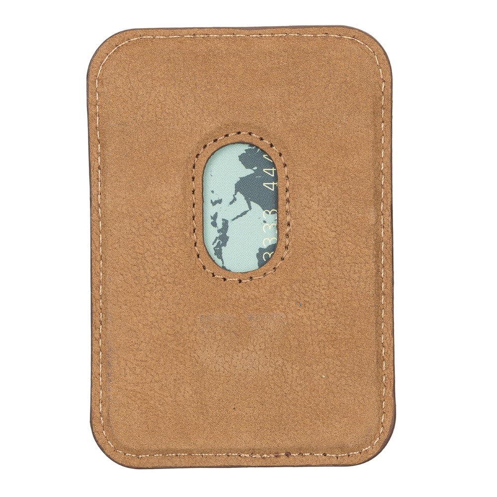 Maggy Genuine Leather Magnetic Card Holder