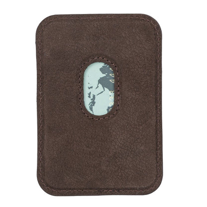 Maggy Genuine Leather Magnetic Card Holder