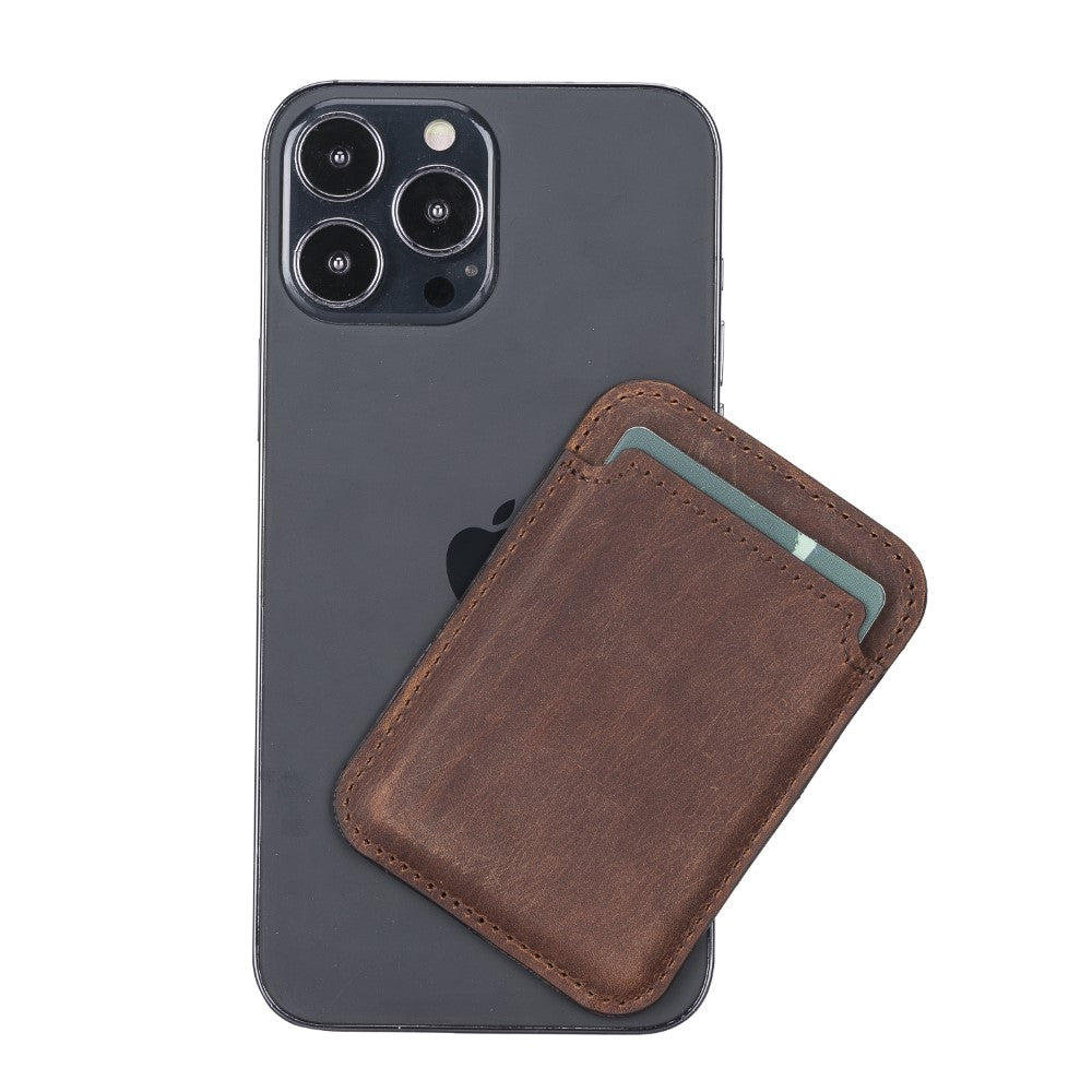 Maggy Genuine Leather Magnetic Card Holder