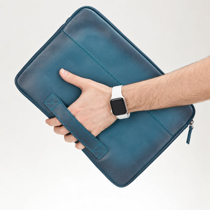 Awe Slim Leather Laptop / Tablet Bag