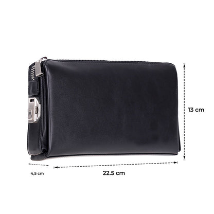 Lupus Leather Clutch Bag