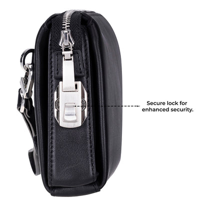 Lupus Leather Clutch Bag