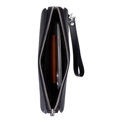 Lupus Leather Clutch Bag