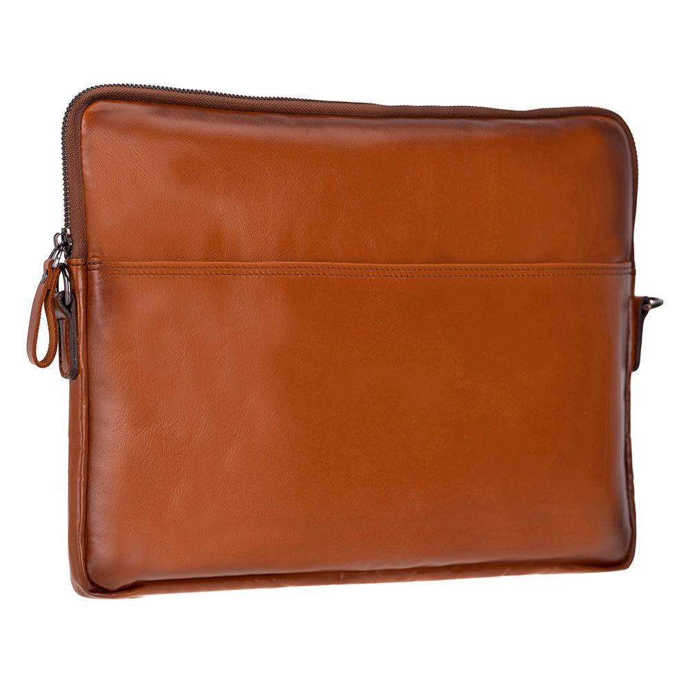 Leeds Slim Leather Laptop / Tablet Sleeve