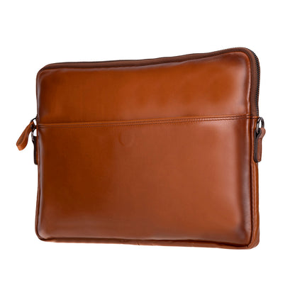 Leeds Slim Leather Laptop / Tablet Sleeve