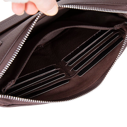 Lupus Leather Clutch Bag