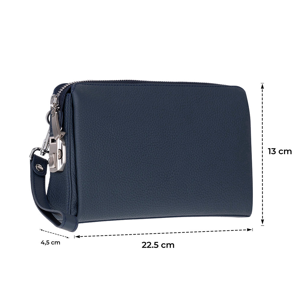 Lupus Leather Clutch Bag