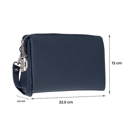 Lupus Leather Clutch Bag