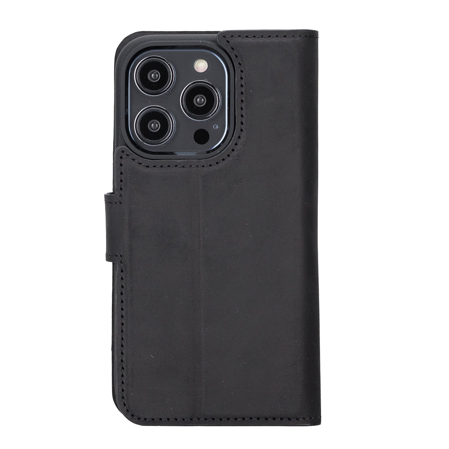 Liluri iPhone 14 Pro Detachable Leather Wallet Case